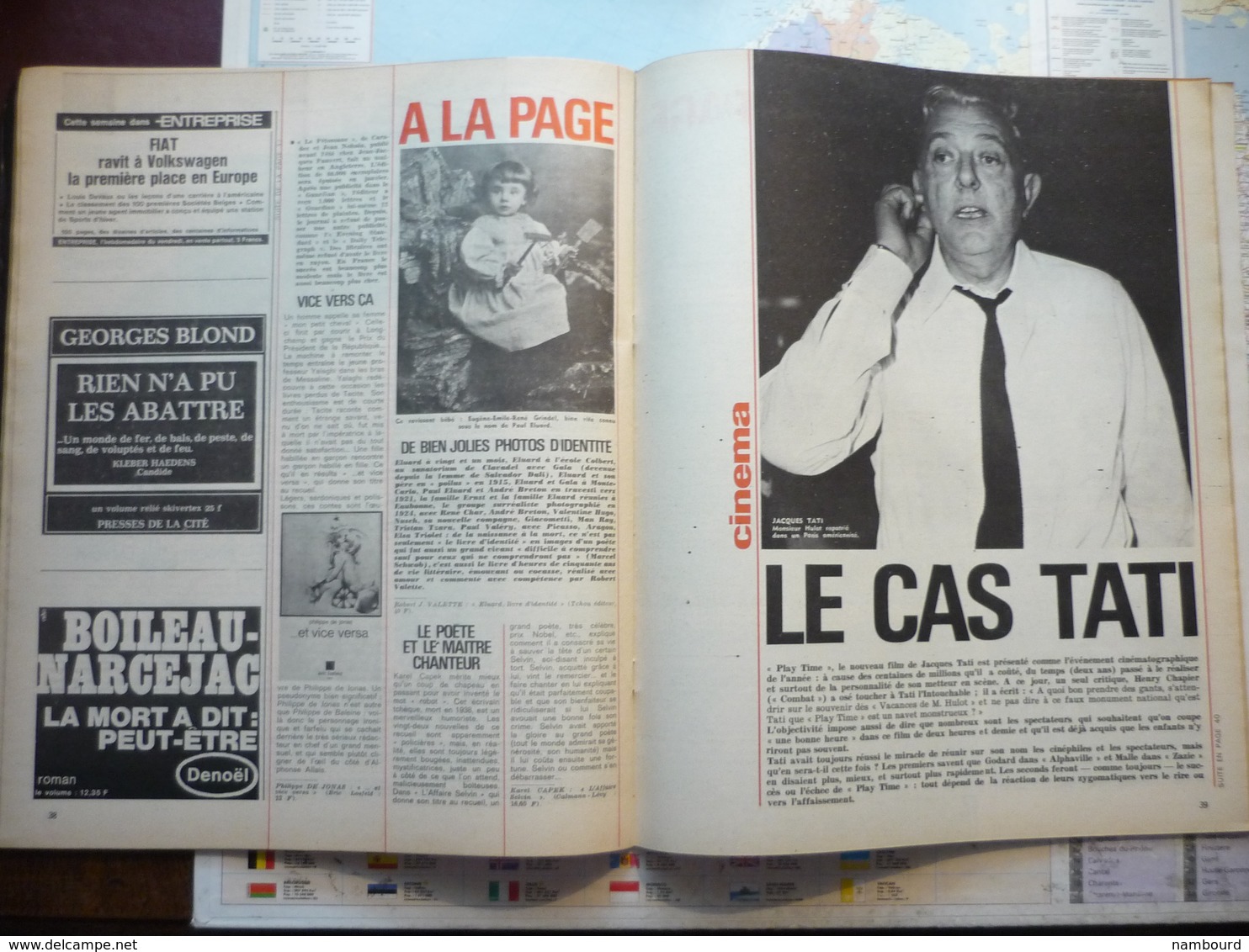 Le Nouveau Candide revue des années soixantes N°348 Semaine du 25 au 31 Décembre 1967 Dernier Numéro