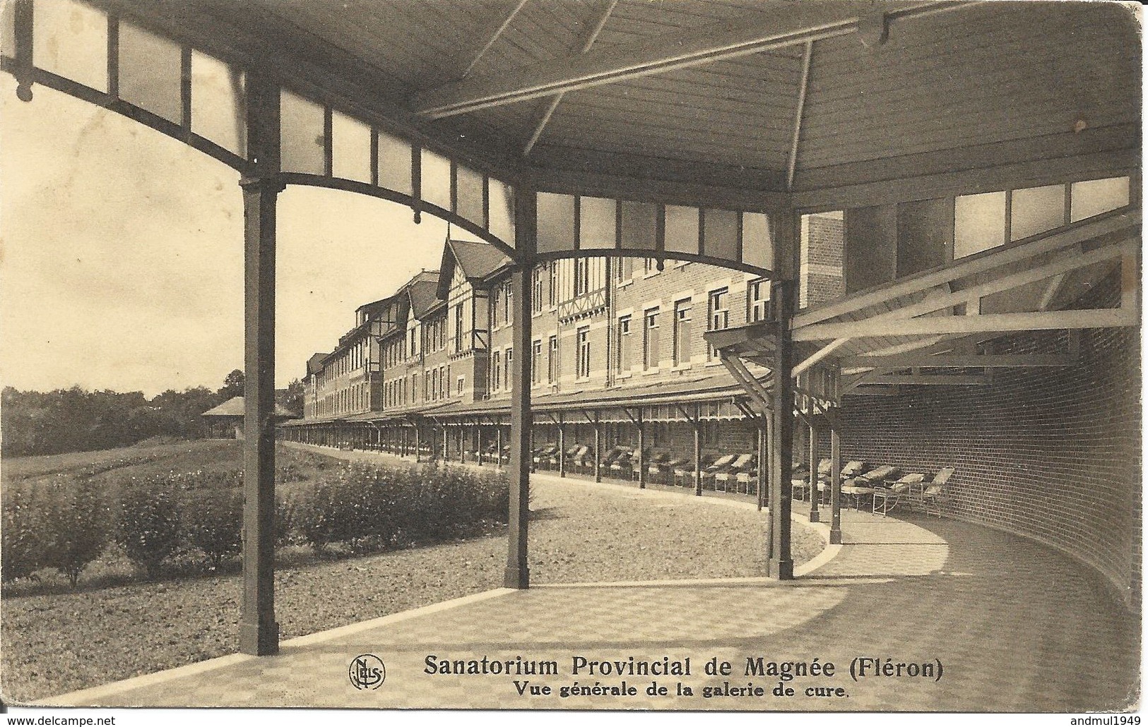 FLERON - Sanatorium Provincial De Magnée - Vue Générale De La Galerie De Cure - Oblitération De 1931 - Fléron