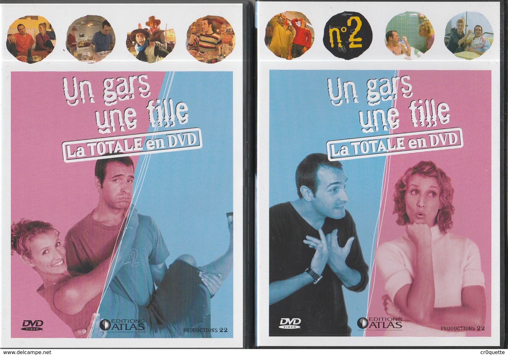 LOT DE 4 DVD UN GARS UNE FILLE - CHOUCHOU Et LOULOU - Comedy