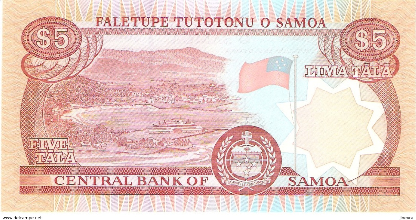 SAMOA 5 TALA 2005 PICK 33b UNC - Samoa