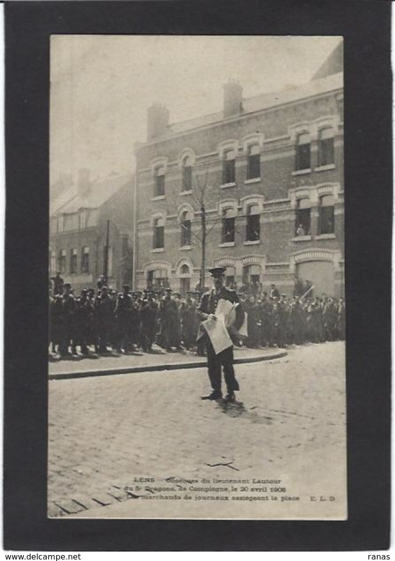 CPA Pas De Calais 62 Lens Grèves Non Circulé Métier Marchand De Journaux - Lens