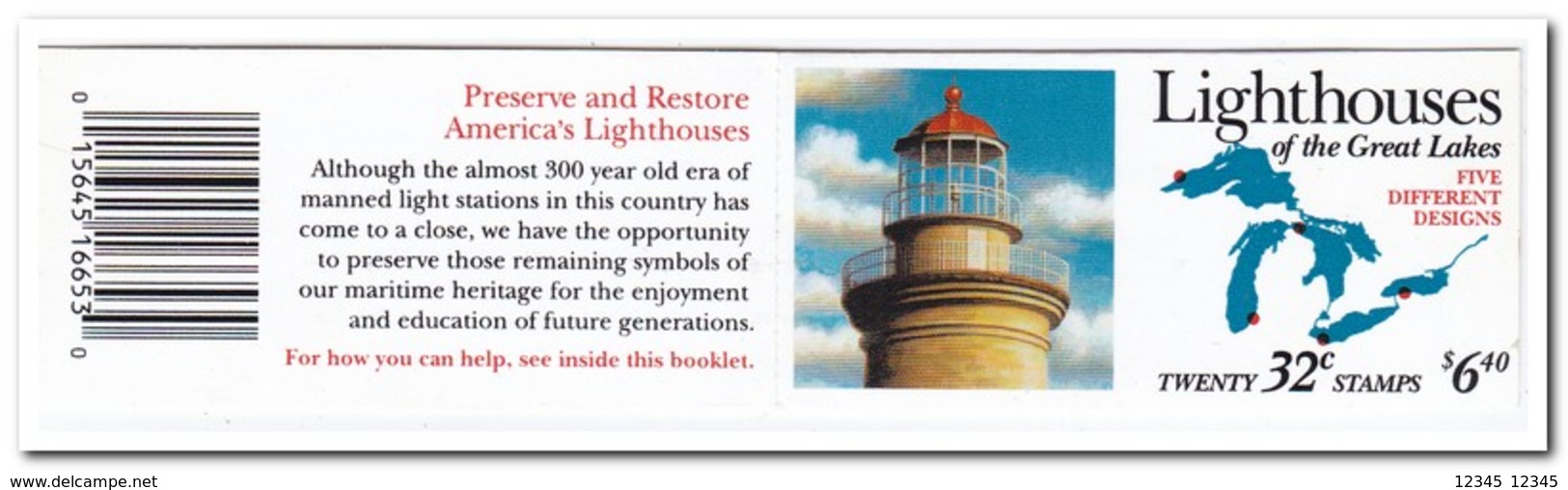 Amerika 1995, Postfris MNH, Lighthouses - 1981-...