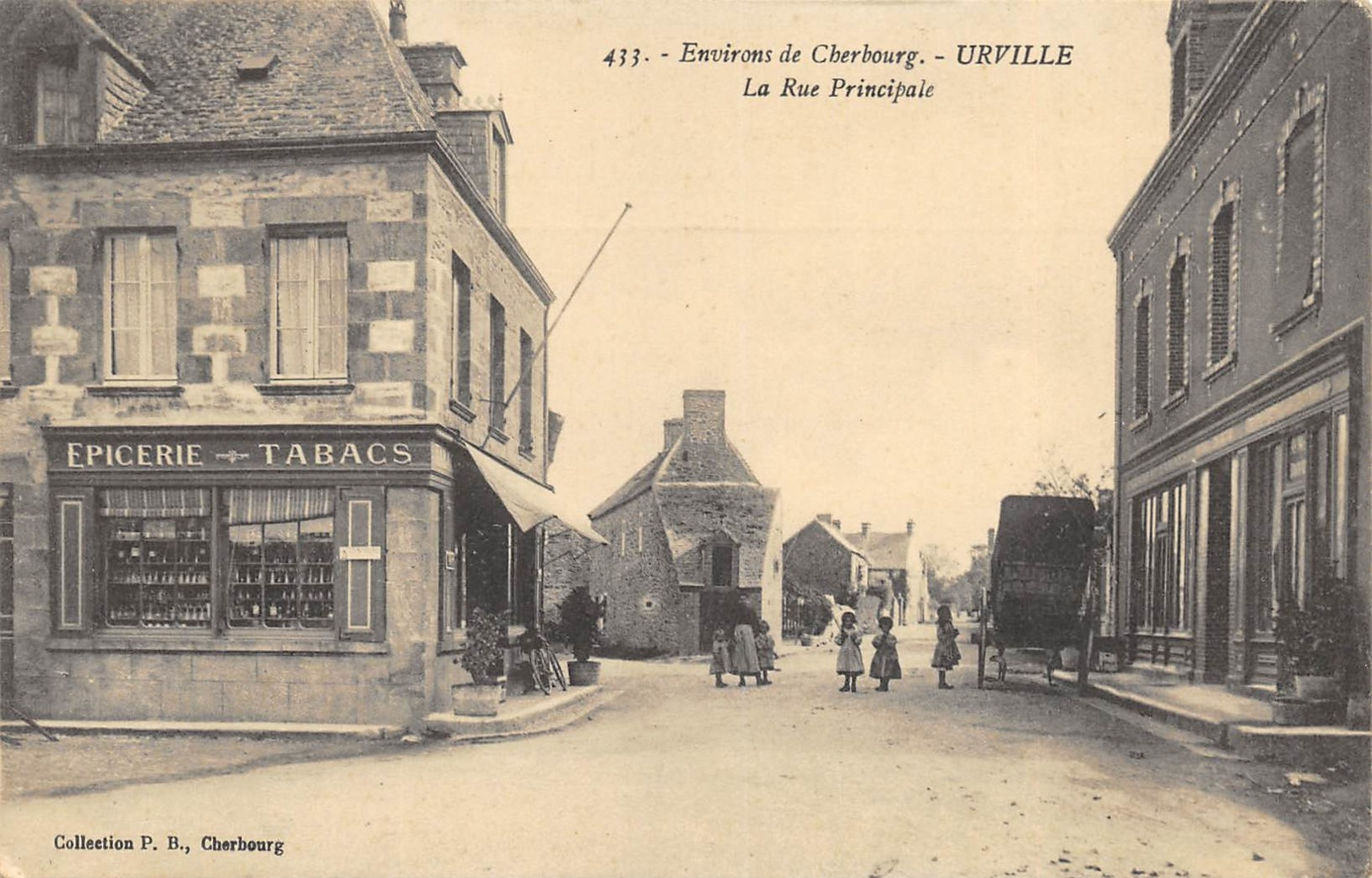 Urville - La Rue Principale - Cherbourg