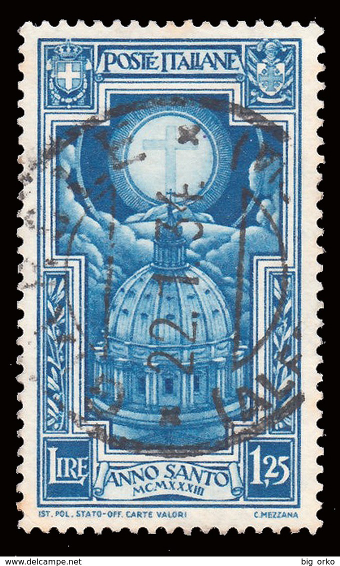 Anno Santo - Lire 1,25 Azzurro - 1933 - Usati