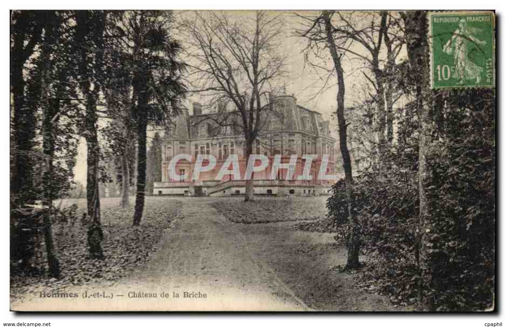 CPA Hommes Chateau De La Briche - Sonstige & Ohne Zuordnung