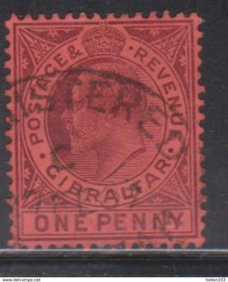 GIBRALTAR Scott # 50b Used - KEVII Definitive - Gibraltar