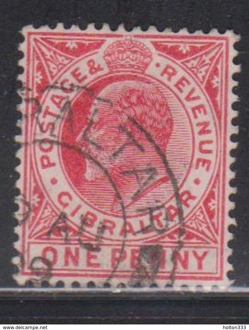 GIBRALTAR Scott # 51 Used - KEVII Definitive - Gibraltar