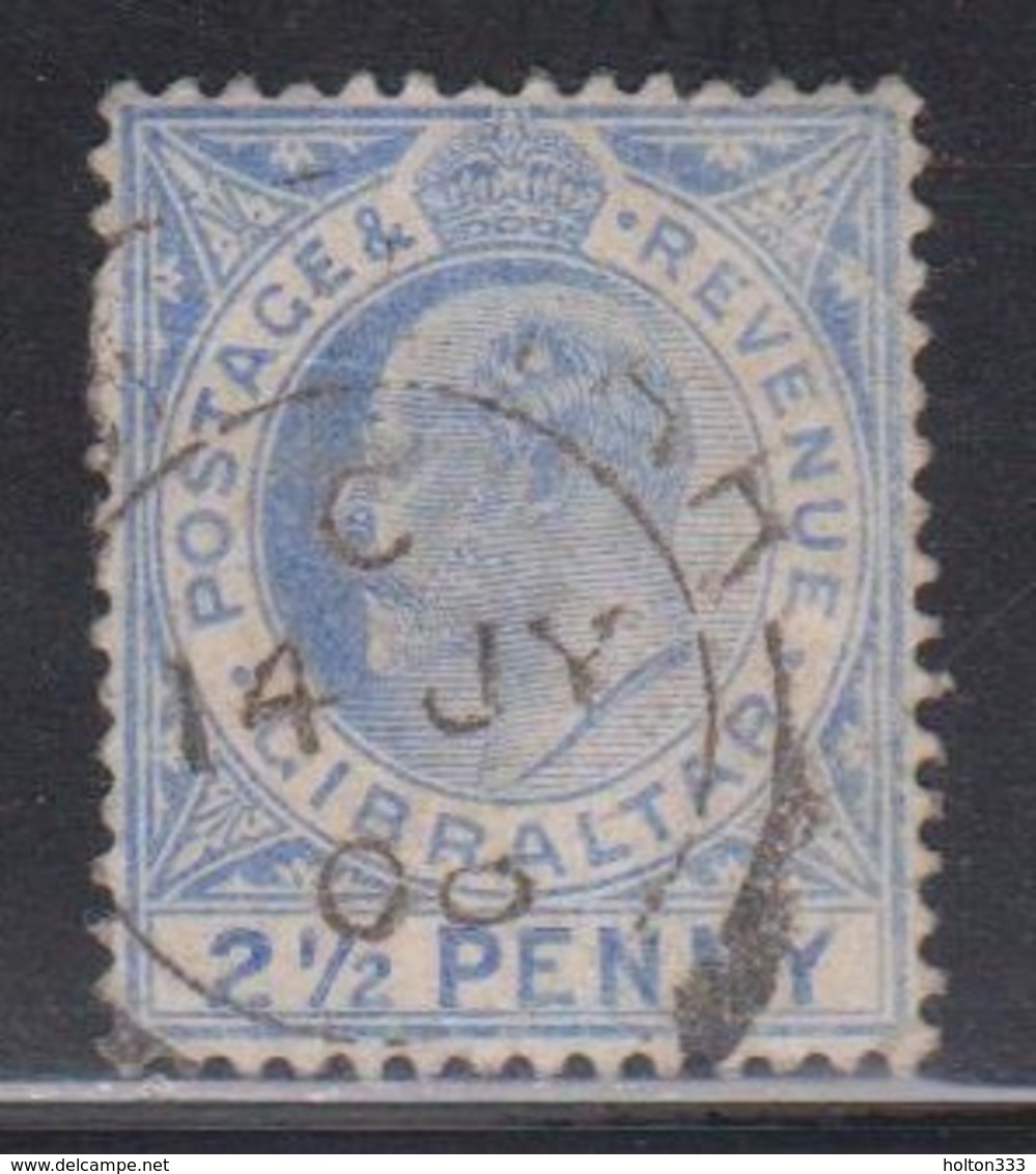 GIBRALTAR Scott # 55 Used - KEVII Definitive - Gibraltar