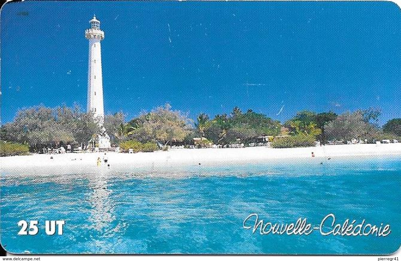 CARTE-PUCE-NOUVELLE CALEDONIE-NC100-25U-05/02 -GEMA-CPA-Le PHARE AMEDEE-UTILISE -BE - Nouvelle-Calédonie