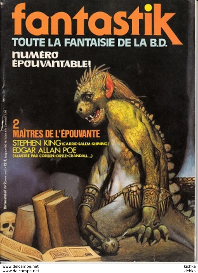 Fantastik Toute La Fantaisie De La BD -N°2 L'épouvante - Andere Magazine