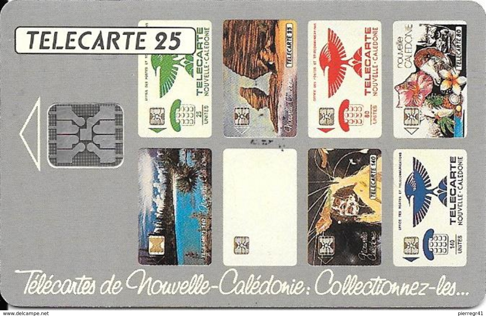 CARTE-PUCE-NOUVELLE-CALED ONNIE-25U-NC10 A-SC5-05/94- PATCHWORK TELECARTES-V° 9 TGN°44100806-UTILISEE-TBE- - Nouvelle-Calédonie