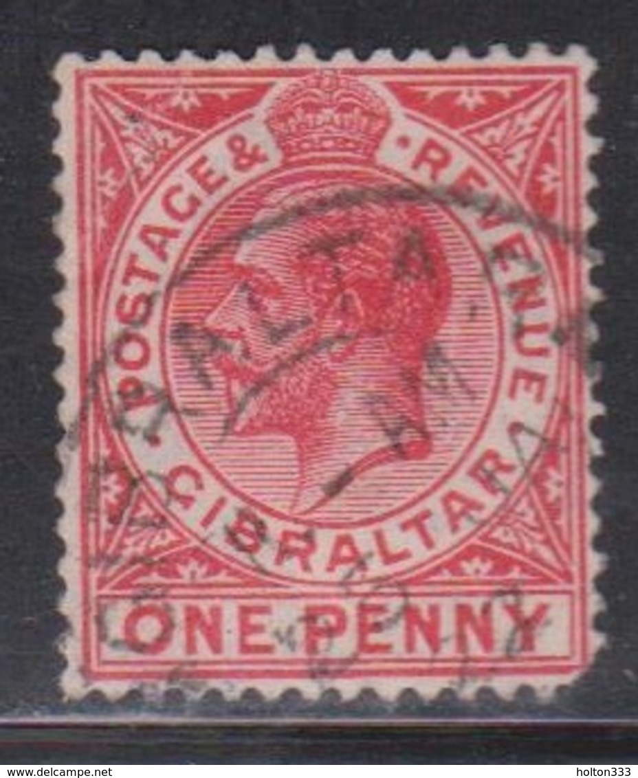 GIBRALTAR Scott # 77 Used - KGV Definitive - Gibraltar