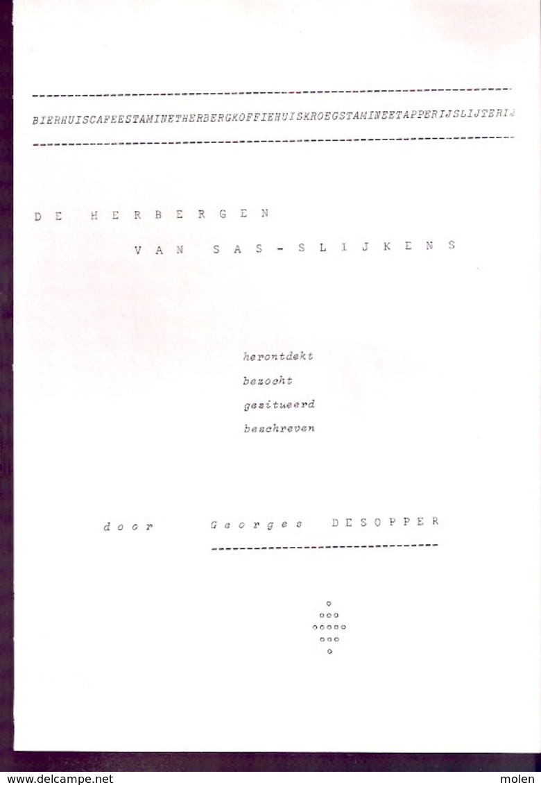 jaarboek 1976 TER CUERE BREDENE & Oostende VISSERS-KAAI ENSOR-MOLEN SAS-KERMIS CAFE-SLIJKENS VISSERIJ HERBERG Z797D