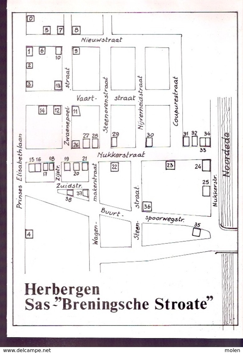 jaarboek 1976 TER CUERE BREDENE & Oostende VISSERS-KAAI ENSOR-MOLEN SAS-KERMIS CAFE-SLIJKENS VISSERIJ HERBERG Z797D