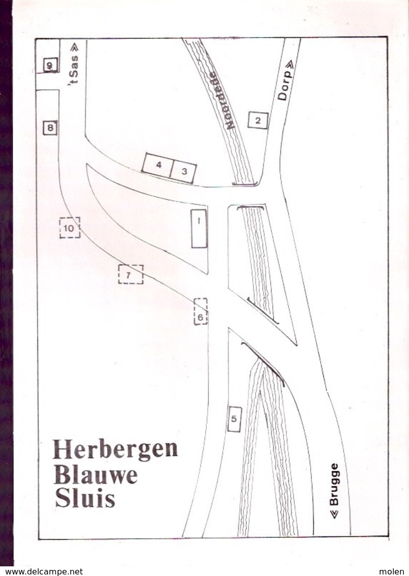 jaarboek 1976 TER CUERE BREDENE & Oostende VISSERS-KAAI ENSOR-MOLEN SAS-KERMIS CAFE-SLIJKENS VISSERIJ HERBERG Z797D