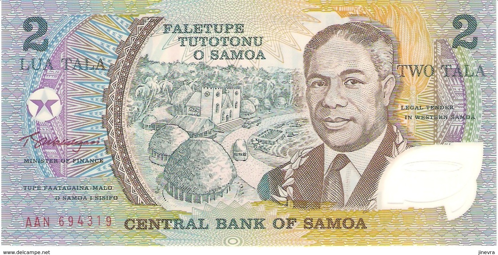 SAMOA 2 TALA 2009 PICK 31n AAN POLYMER UNC - Samoa