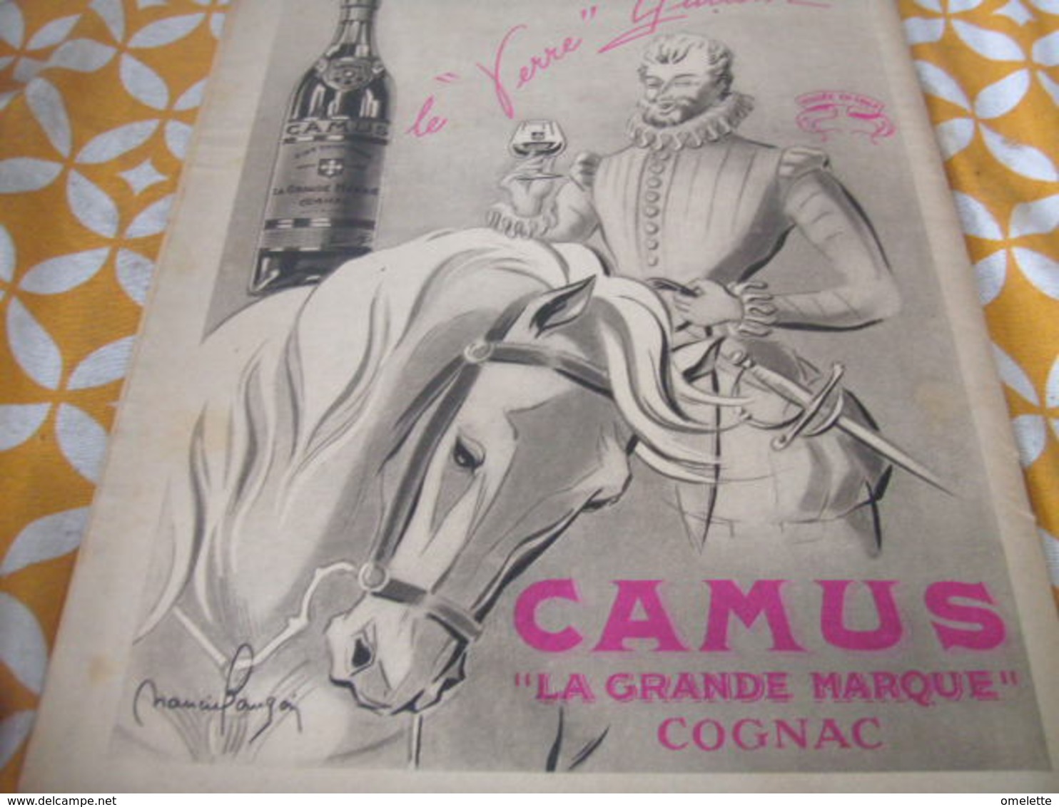 ONDES RADIO PARIS/ROSITA SERANNO/COLLABORATION TESSIER/BOUSSAC SAINT MARC /JEAN RIGAUX/CONCERT THEATRE/COGNAC CAMUS - 1900 - 1949