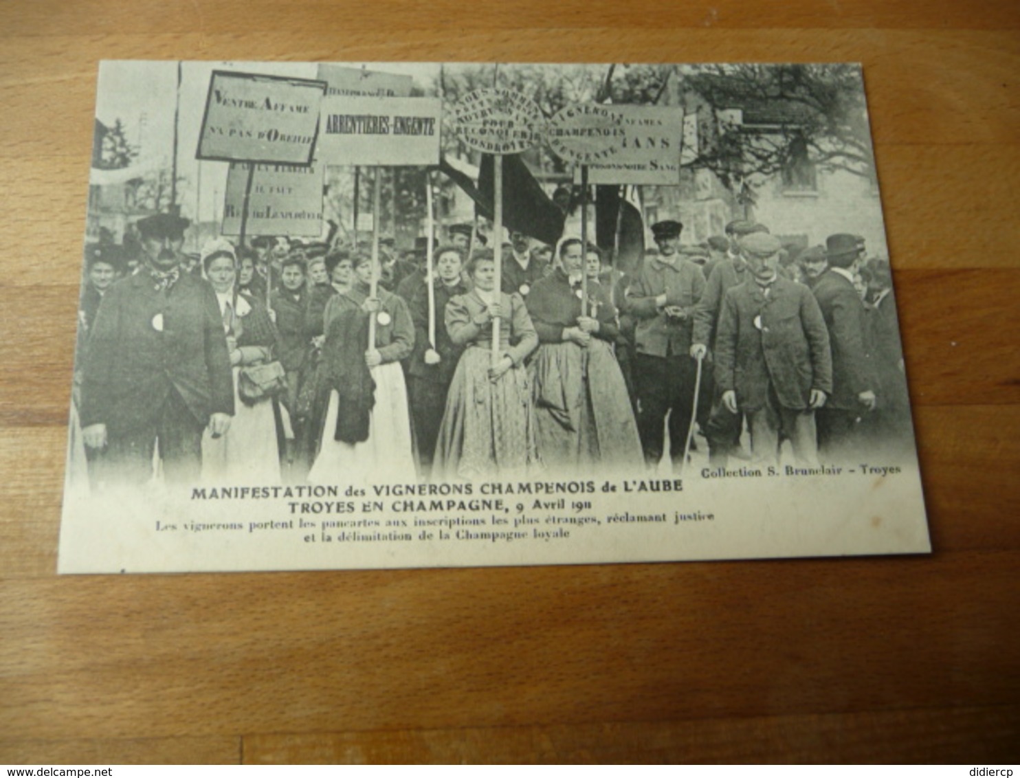 10 Manifestation Des Vignerons Champenois 9 Avril 1911 - Troyes