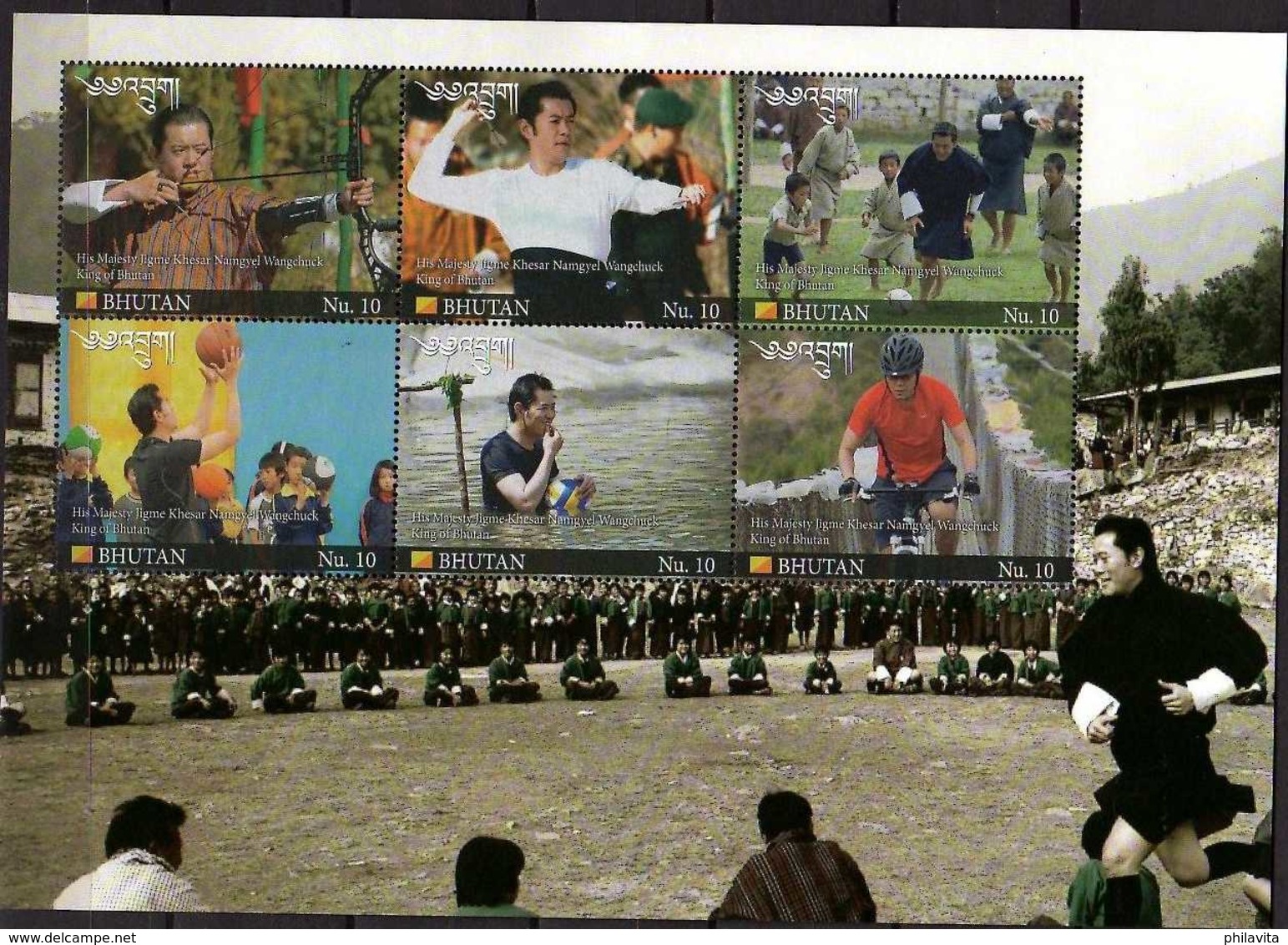 2011 Bhutan -King / König Jigme Khesar Namgyel Wangchuck - SET Of 3 SS MNH** MiNr. 2605 - 2622 Bhudism, Archery, Royal - Bhutan