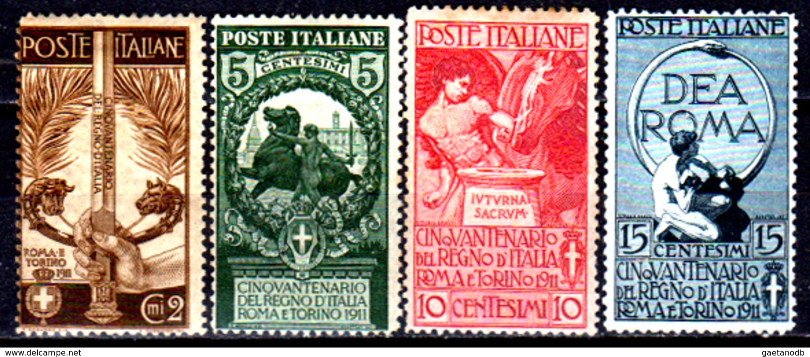 Italia-A-0011 - Emissione 1911 (++/sg/o) MNH/NG/Used - Senza Difetti Occulti. - Usati