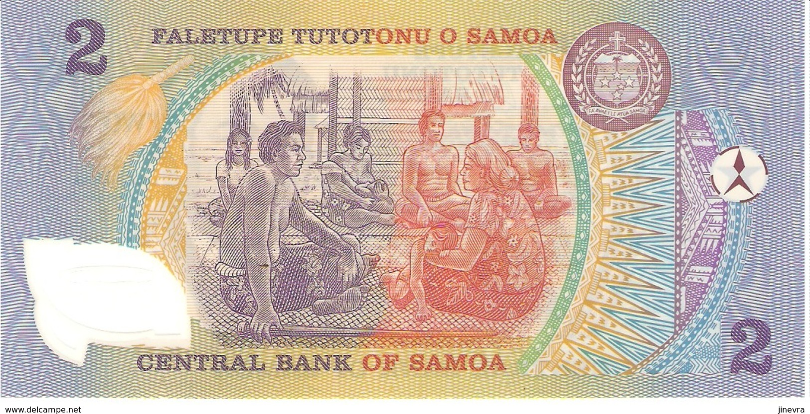 SAMOA 2 TALA 1990 PICK 31k AAK POLYMER UNC - Samoa