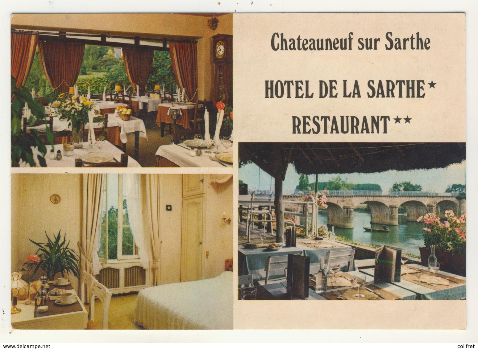 49 - Chateauneuf-sur-Sarthe - Hôtel De La Sarthe  -  Multivues - Chateauneuf Sur Sarthe
