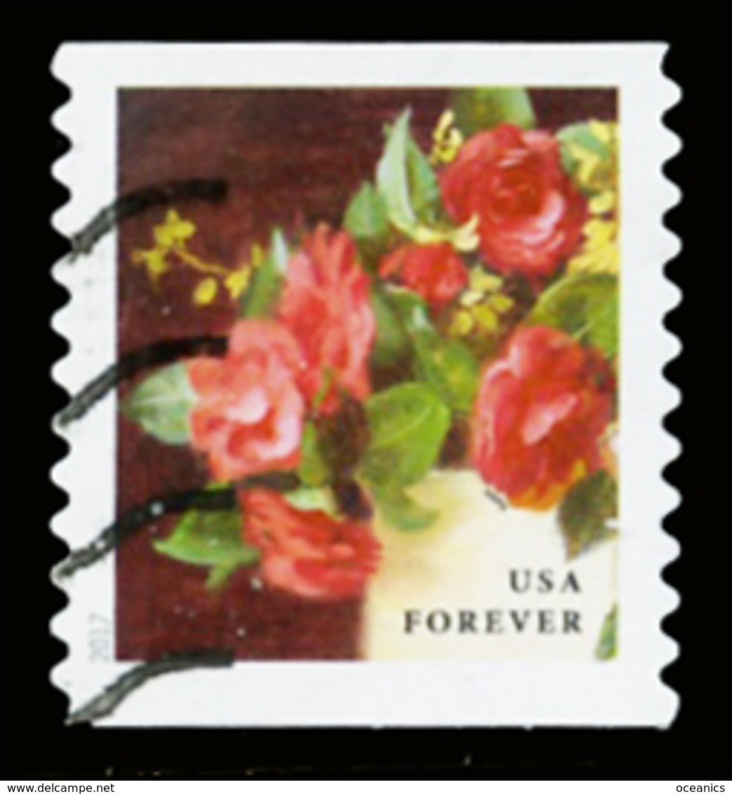 Etats-Unis / United States (Scott No.5233 - Flower From The Garden) (o) Coil - Used Stamps