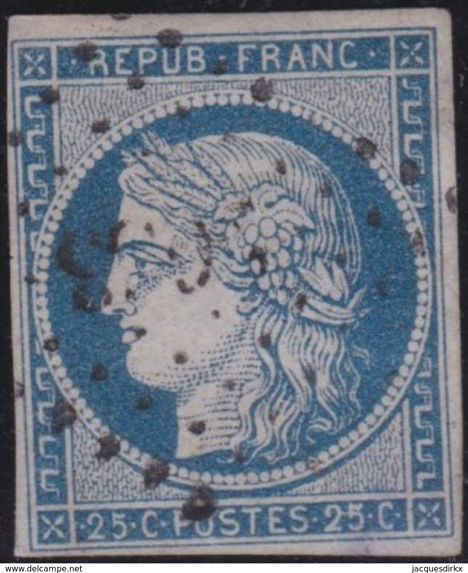 France  .   Yvert   .     4        .        O          .        Oblitéré - 1849-1850 Cérès