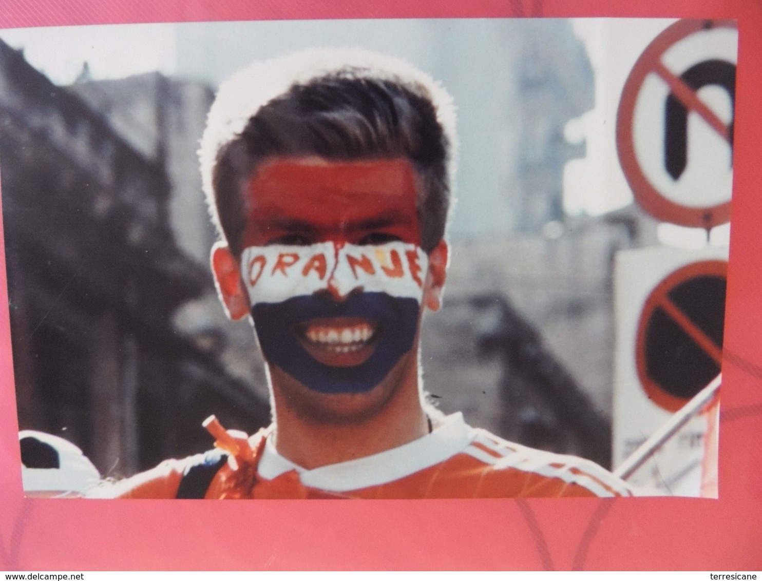 RED PASSION "MUNDIAL ORANJE" STAMPA FOTO COLORI 20X30 PHOTO VINTAGE - Sport