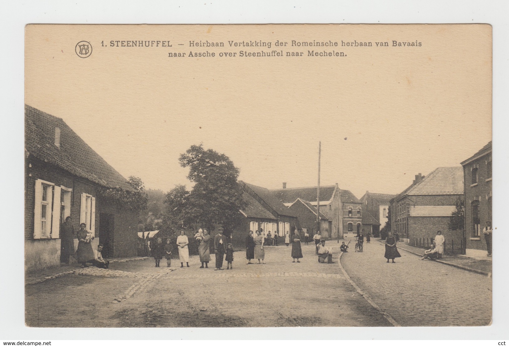 Steenhuffel Londerzeel Heirbaan Vertakking Der Romeinse Herbaan Van Bavaais Naar Assche Over Steenhuffel Naar Mechelen - Londerzeel