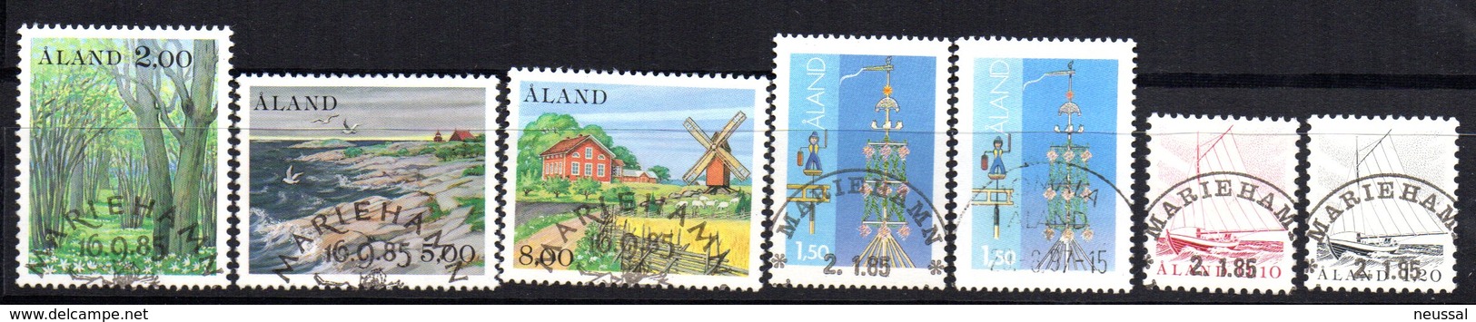 Año 1985 Completo Sin Hb Aland - Ålandinseln