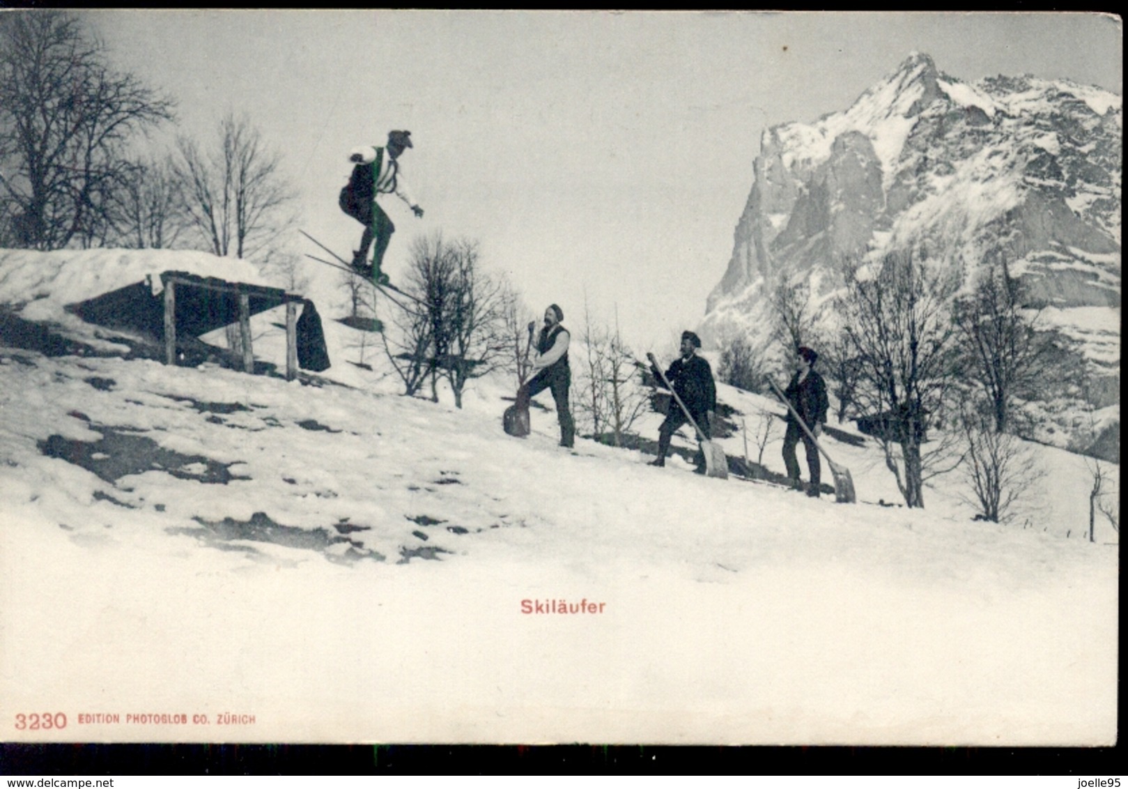 Zwitserland Schweiz Suisse - Grindelwald - Skilaufer - 1900 - Grindelwald