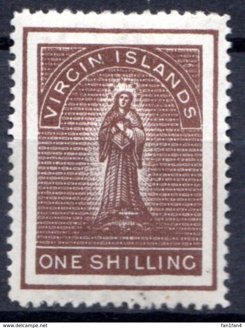 ILES VIERGES - (Colonie Britannique) - 1888-89 - N° 19 - 1 S. Brun - (Sainte Ursule) - British Virgin Islands