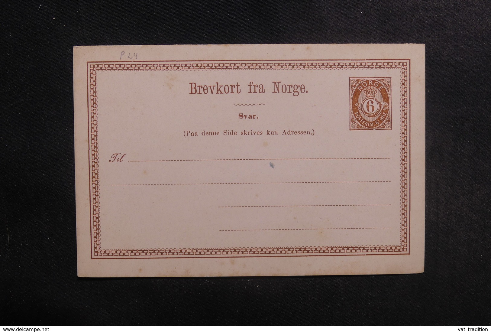 NORVÈGE - Entier Postal Non Circulé - L 39612 - Postal Stationery