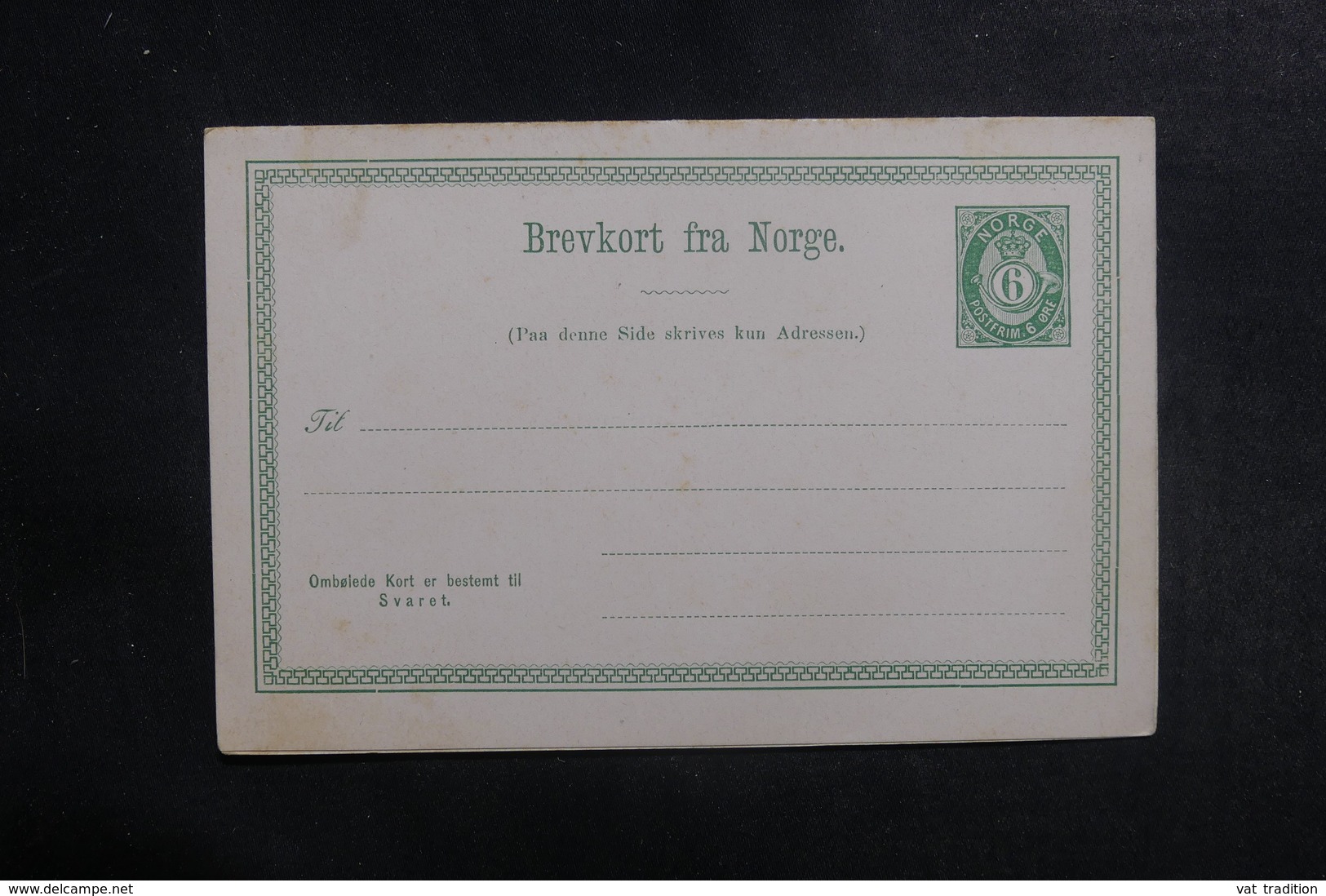 NORVÈGE - Entier Postal Non Circulé - L 39613 - Postal Stationery