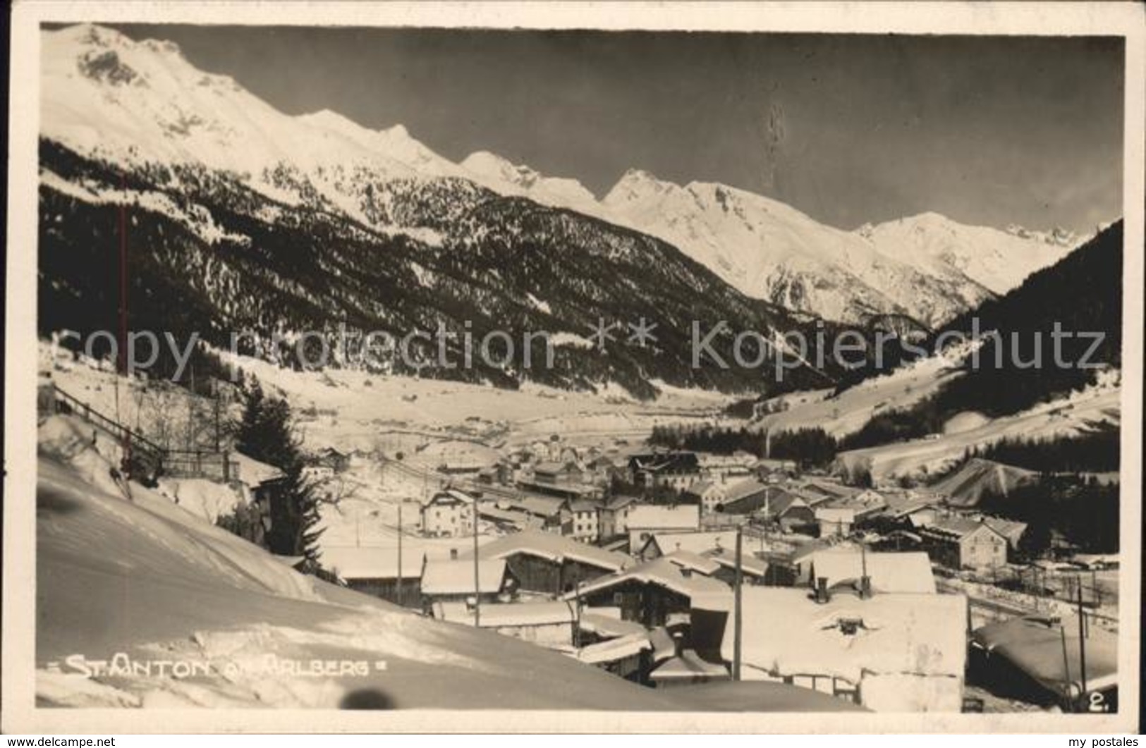 71540861 St Anton Arlberg Gesamtansicht Wintersportplatz St. Anton Am Arlberg - Autres & Non Classés