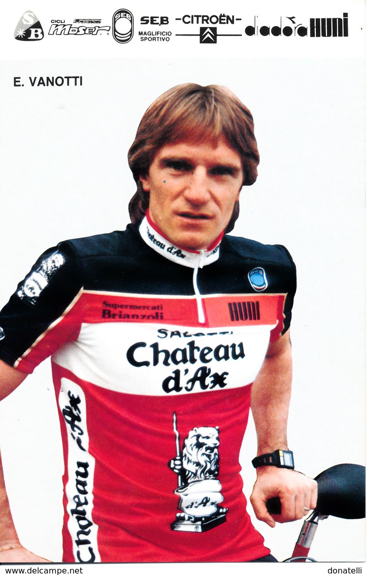 VANOTTI Ennio ITA (Almenno San Bartolomeo (Lombardia), 13-9-'55) 1988 Chateau D'Ax - Cyclisme