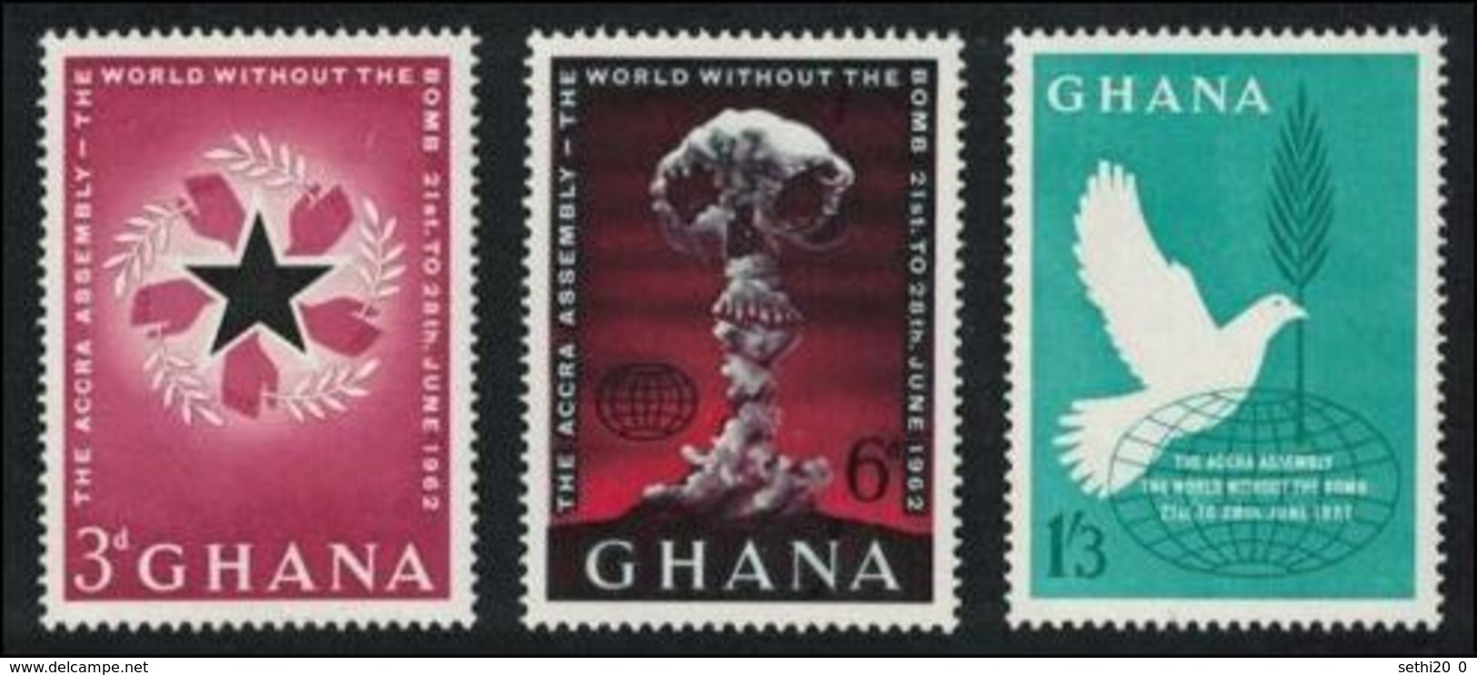 Ghana 1962 Atome MNH - Ghana (1957-...)