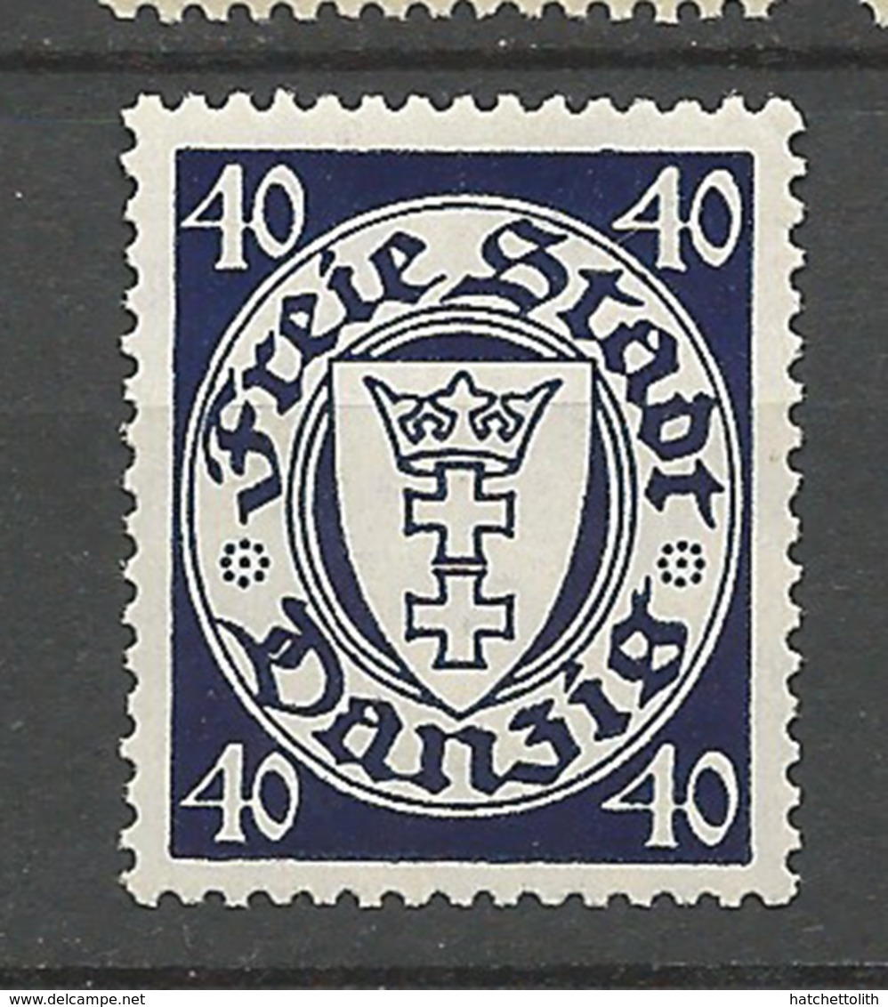 Danzig  1938  Michel No.: 295 Coat Of Arms 40 Pfg Watermark 5  Mint  Neverhinged Xx - Other & Unclassified