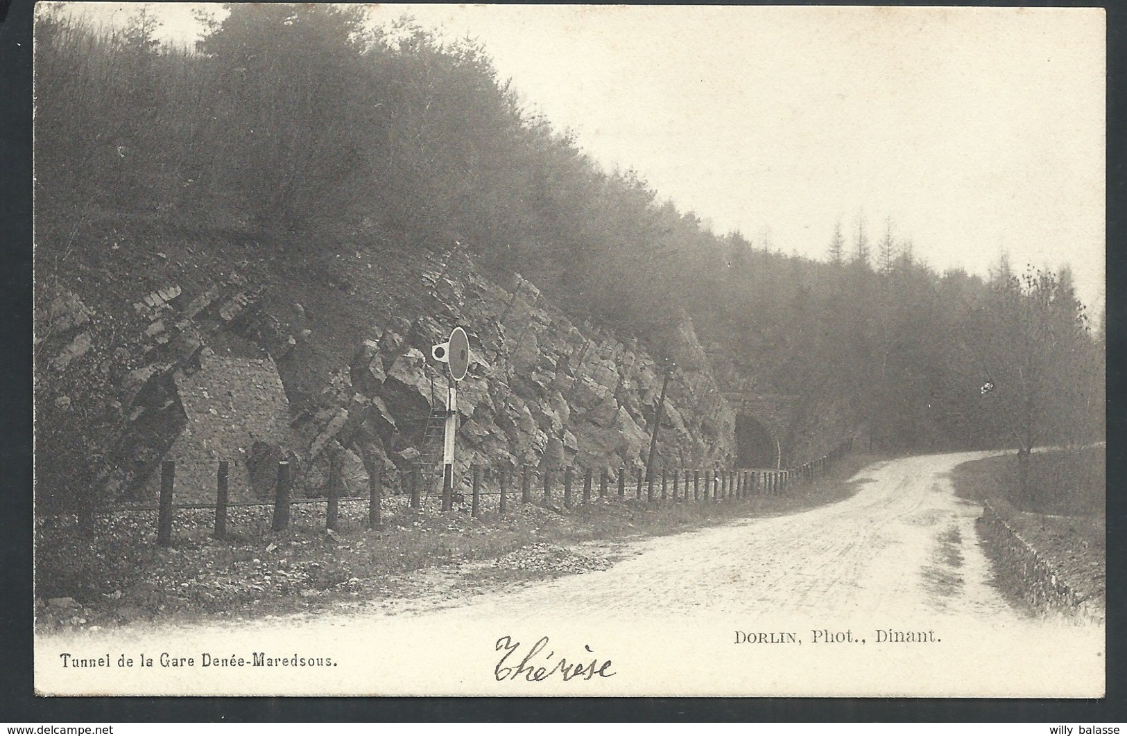 +++ CPA - Tunnel De La Gare DENEE - MAREDSOUS  // - Anhée