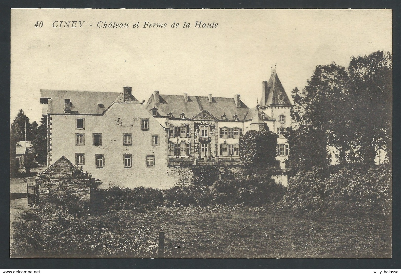 +++ CPA - CINEY - Château Et Ferme De La Haute  // - Ciney