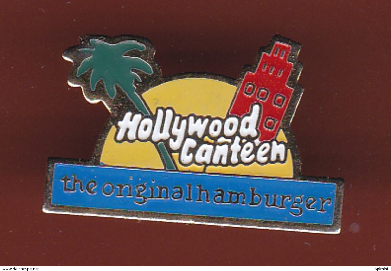 59600- Pin's.Hollywood Canteen.the Original Hamburger. - McDonald's