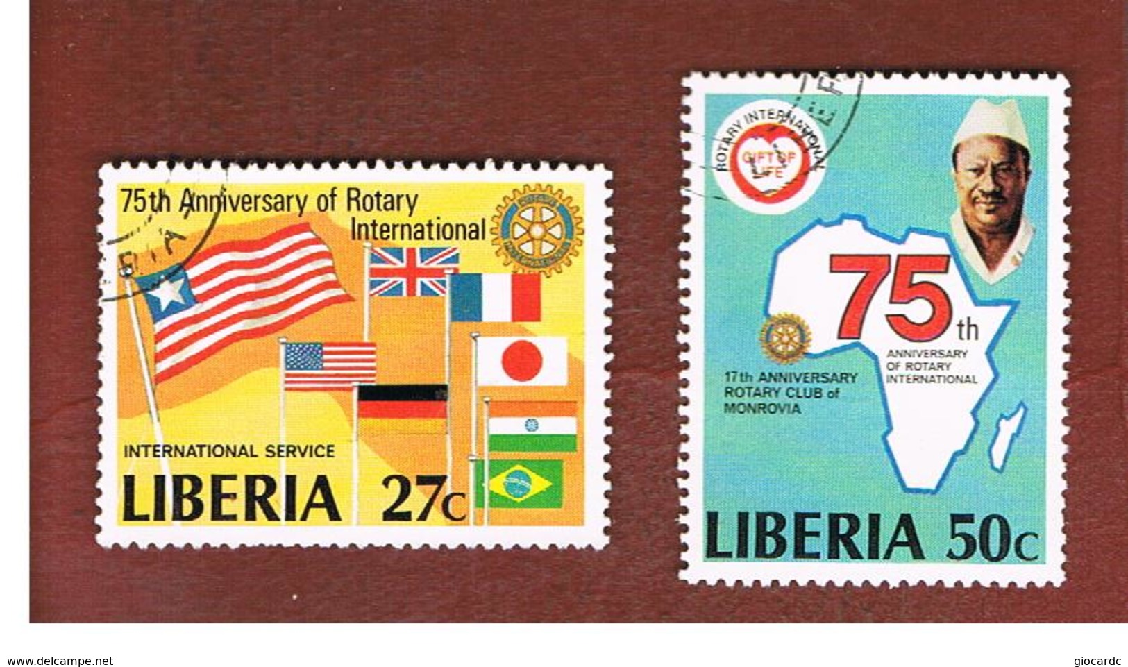 LIBERIA  -   SG 1445.1447   - 1979 ROTARY INT.     -  USED° - Liberia