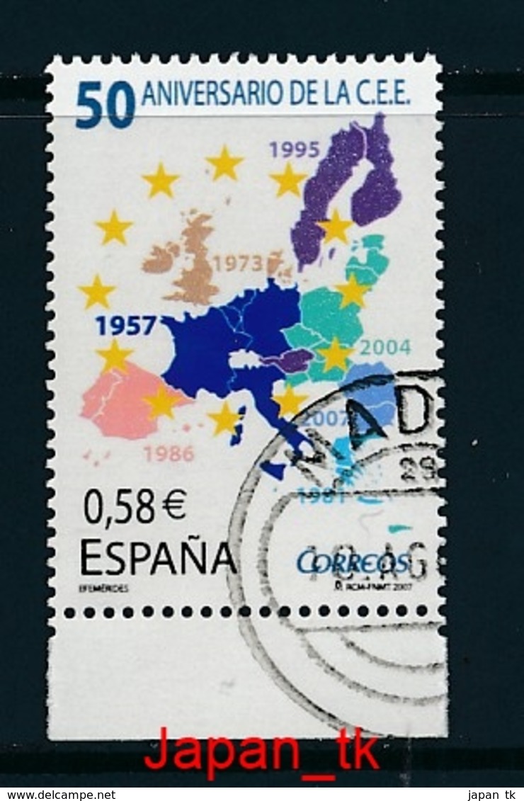 SPANIEN Mi. Nr.  4210 50 Jahre Römische Verträge - Europa Mitläufer - 2007 - Used - 2007