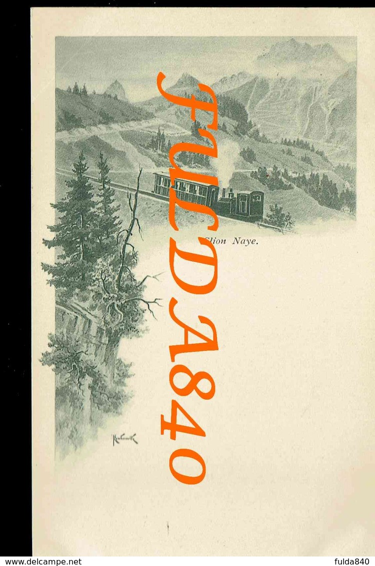 CPA.  * SUISSE.  * GLION NAYE  *  * VERS 1898* *.   (rarissime) - Autres & Non Classés