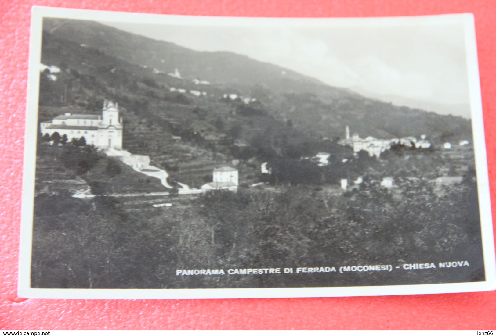 Genova Presso Gattorna Ferrada Di Moconesi La Chiesa 1941 Foto Foppiano - Autres & Non Classés