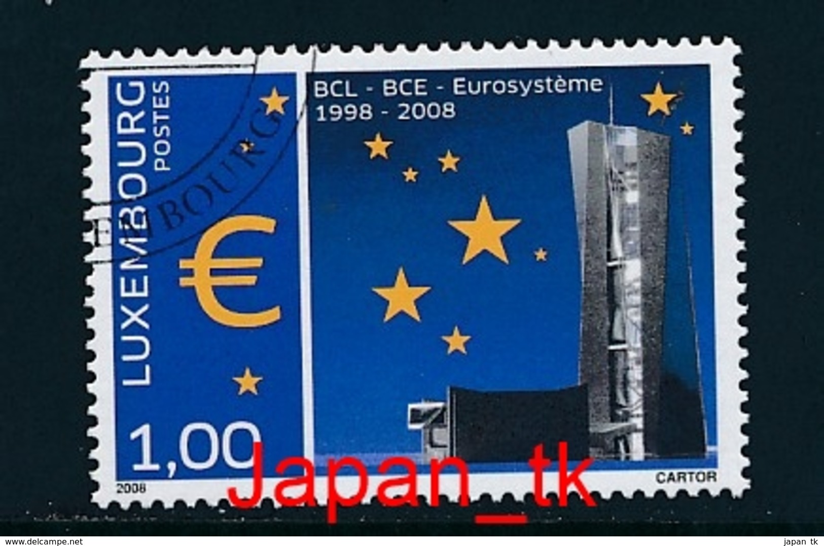 LUXEMBURG Mi. Nr. 1774 10 Jahre Eurosystem - Europa Mitläufer - 2008 - Used - 2008