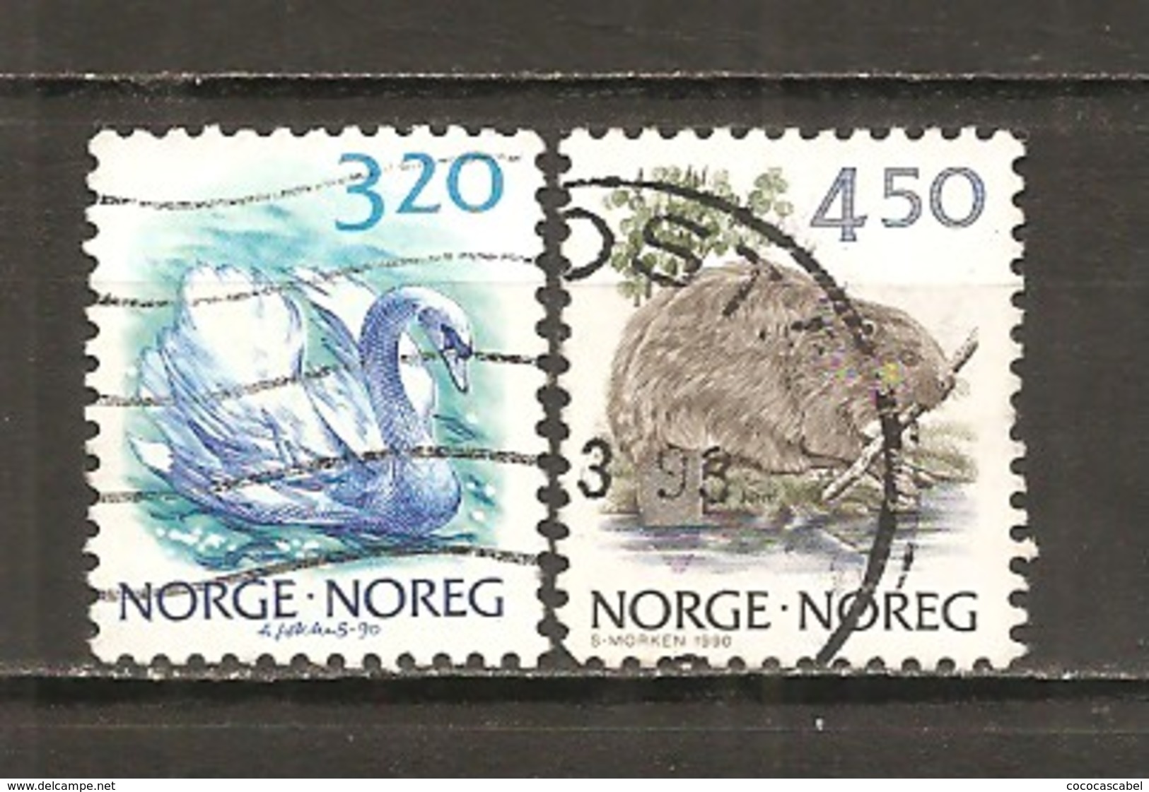 Noruega-Norway  Nº Yvert  997-98 (usado) (o) - Usados