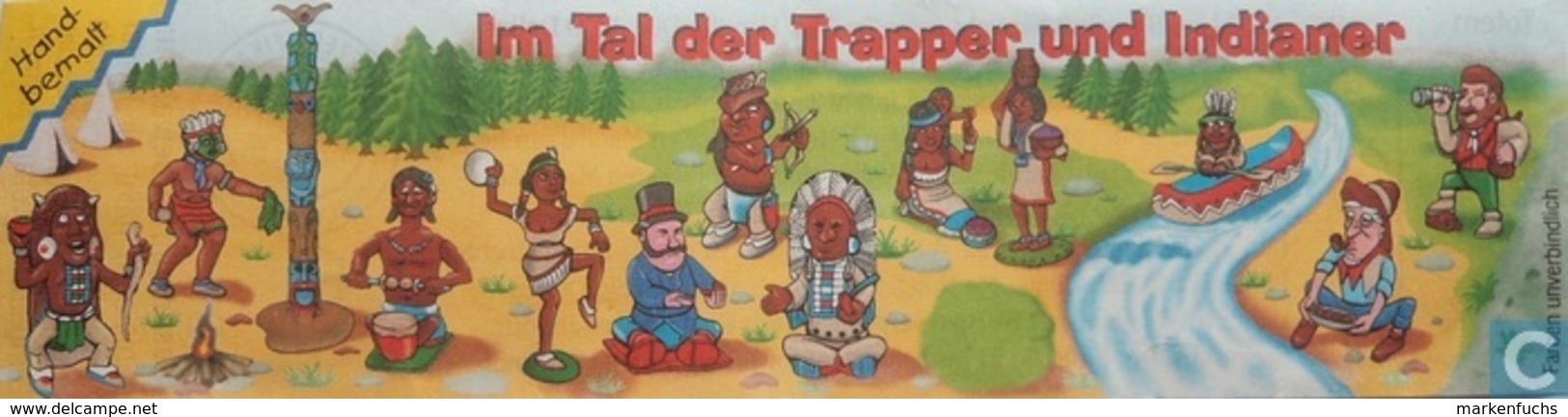 BPZ Im Tal Der Trapper Und Indianer / Häuptling Weißer Adler - Ü-Ei