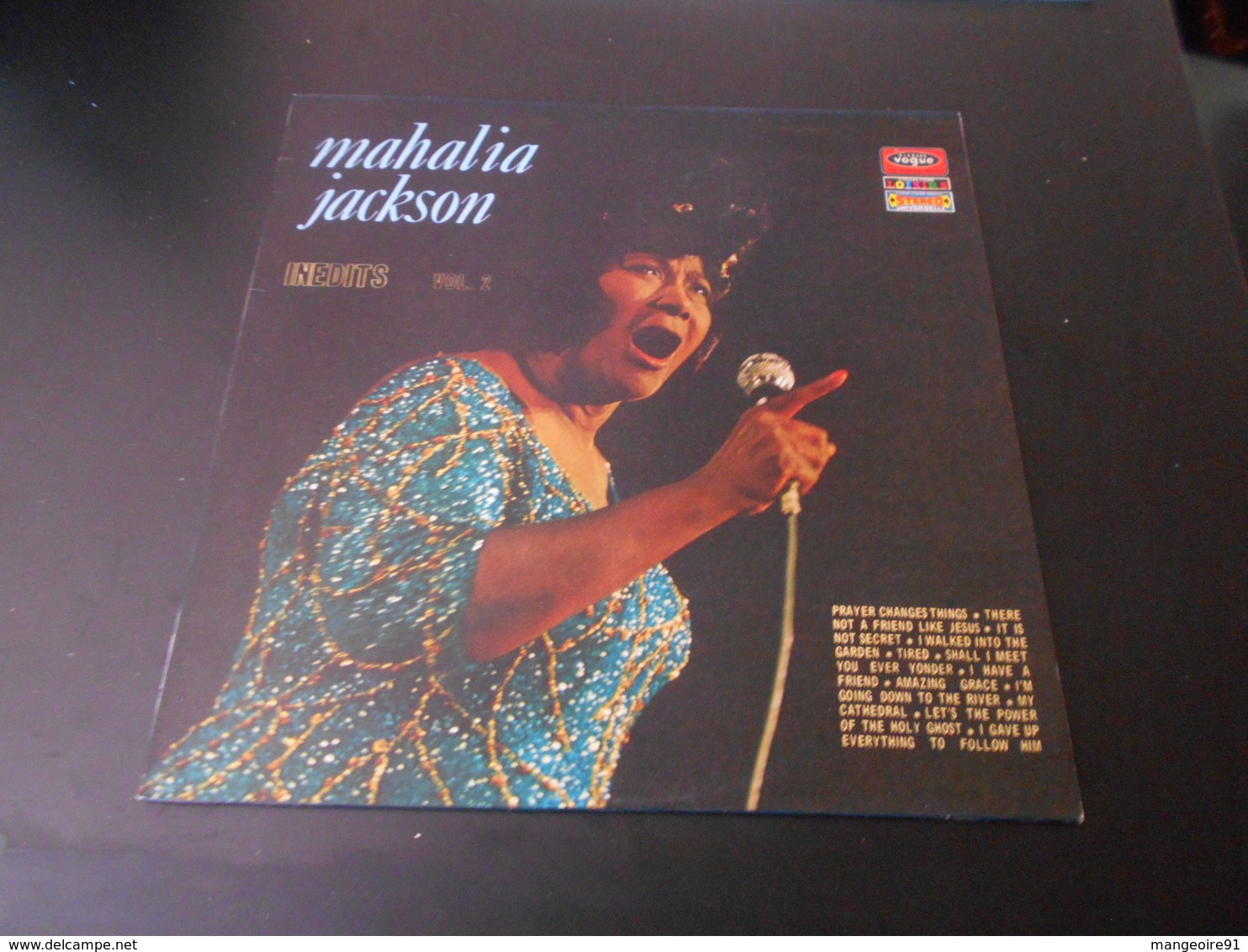 Disque 33 Tours Jazz  MAHALIA JACKSON Inédits - Volume 2 - Série Collection Loisirs (jazz, Funk, Soul - Style : Gospel) - Jazz